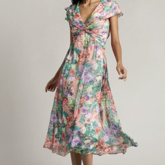 TADASHI SHOJI Emilia Floral Dress
